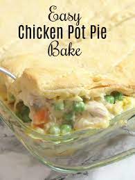 Easy Chicken Pot Pie Bake Houston Mommy And Lifestyle Blogger Moms Without Answers Recipe Pot Pie Recipe Easy Easy Chicken Pot Pie Chicken Pot Pie