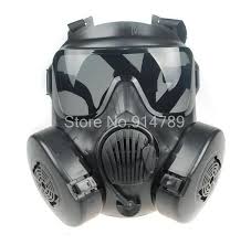Tactical Full Face Mask With Fan Airsoft Mask Tactical Gas Mask M50 Gas Mask