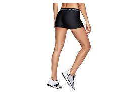 under armour heatgear armour women compression shorts black