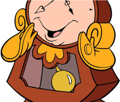 He is the beast's majordomo who was turned into an enchanted pendulum clock, due to the enchantress's curse. Disney Lumiere And Cogsworth Clipart Full Size Clipart 4561882 Pinclipart