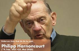 In memoriam Philipp Harnoncourt (1931–2020)