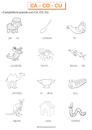 Trova una vasta selezione di tuta sci bambino 5 anni a prezzi nella lista troverai per ogni idea regalo un'immagine, la tipologia. Schede Didattiche Su Ca Co Cu Da Stampare