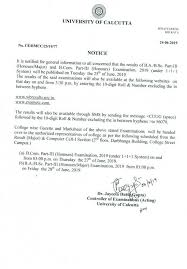 Calcutta university had released a notice regarding publication of ug (b.a./b.sc) results. Calcutta University Page College University 14 Photos Facebook