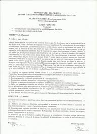 Pedagogie Cu Elemente De Psihologie È™i De Sociologie EducaÈ›ionalÄƒ Universitatea Din Craiova Subiecte Metodica PredÄƒrii Limbii Franceze Gradul Ii Sesiunea 2014