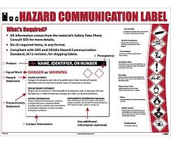Poster Hazcom12 Label Format 24x18 Labels Label Templates Printing Labels