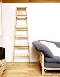 ミシガンラダーのウッドステップラダーを使ってみた感想 インテリア 家具 脚立 インテリア