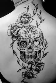 Le top 50 des plus beaux tattoo catrina. Tatouages En Forme De Crane Mexicain Inspirations Old School Mademoiselle Web