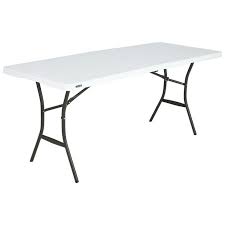 Some of these tables are folding or can be adjusted to different heights. Buy Lifetime 6ft Folding Plastic Camping Table Camping Tables Argos