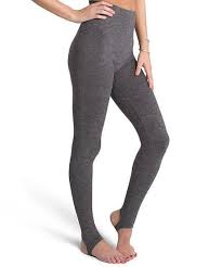 Assets By Spanx Stirrup Shaping Leggings Gray Heather