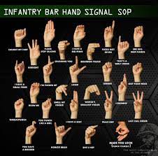 Explore the basics of the language and how you can use it to improve daily life. Infantry In Bar Hand Signal Sop Hand Signals Army Memes Funny Army Memes