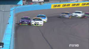 Joey logano strikes again, wins at phoenix | nascar on fox in six races, his best finish was 21st. Karma Denny Hamlin Crashes Out 2017 Nascar Phoenix Youtube
