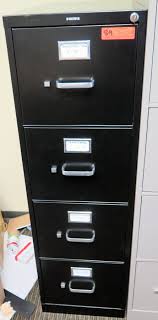 How to remove hon file cabinet drawer. Qty 1 Vertical File Cabinet Hon Black 15 W X 25 D X 49 H Oahu Auctions