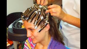 Once upon a time these haircuts might have been considered boyish but today, they are gracing the runways and being work by some of the world's top celebrities. Teenager Getting A Rollers Perm And A Short Haircut Youtube