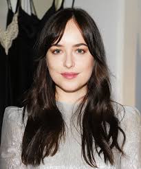 Actress dakota johnson is using her celebrity. Dakota Johnson Curtain Bangs Pinterest Hair Trend