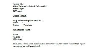 Berdasarkan penjelasan di paragraf atas tersebut, berikut rincian dari tujan sekaligus fungsi dibuatnya surat surat dinas harus ditulis dengan deskripsi tugas yang dijelaskan secara singkat, padat namun jelas. Download Contoh Surat Riset Tugas Akhir Bsi Surat 35