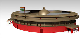 House Of Parliament Of India Sansad Bhawan 3d Cad Model Library Grabcad