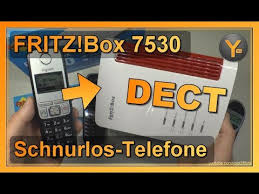 Avm Fritz Box 7530 Dect Schnurlos Telefone Einrichten Youtube