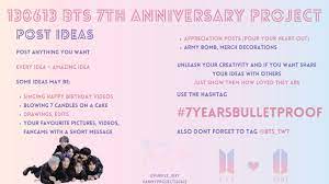 See more ideas about anniversary, flyer, flyer template. Post Ideas Bts 7th Anniversary Project