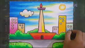 Vidio belajar cara menggambar untuk anak anak dengan mudah dan sederhana agar anak bisa menumbuhkan seni lukis lebih baik lagi. Cara Gambar Monas Cara Menggambar Monas Youtube