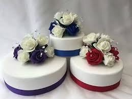 Feast your eyes on these stunning purple cake designs. Cake Topper Wedding Hearts Rose Flowers Red Royal Blue Purple Posy Bouquets Ebay