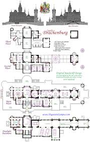 Hire us, and we will visit your site, design the plan, and build the castle. Drachenburg Castle Floor Plan House Plans 115240