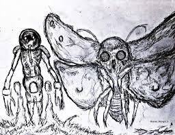 Fallout 76 has sort of it's own mythology that parralells our real world mythology. The Mothman And Flatwoods Monster Fallout 76 Traditional Art Fallout Amino
