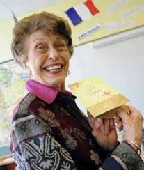 90-year-old French teacher retiring