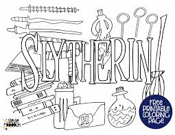 Just click and print, so easy a muggle could do it. Free Printable Slytherin Pages From Hogwarts Stevie Doodles Free Printable Coloring Pages