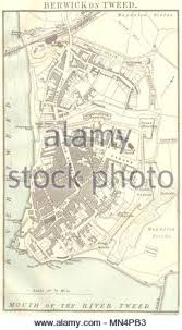 A Plan Of Berwick Upon Tweed Plan Of The Town Of Berwick