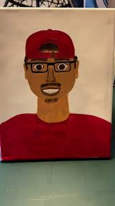 we decided to paint eachother… @Diego #painting #fyp