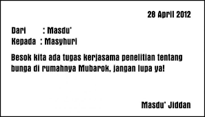 Memo adalah pesan ringkas, singkat, jelas, dan mudah untuk dipahami. Memo Bahasa Inggris Untuk Teman Nasi