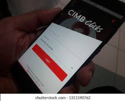 Activation code is required to recover forgotten clicks id/password. Cimb Clicks Malaysia Online Banking Portal Stock Photo Edit Now 1311590762
