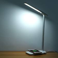 2 In 1 Qi Wireless Charger Fast Charging Pad Desk Foldable Led Lamp For Iphone Samsung Huawei Xiaomi Qi Enabled Devices Lamp Wireless Charger Led Lamp