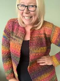 Cable & Crossed Cardigan pattern by Fiona Field