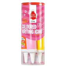 Always struggling when decorating cakes or treats? Bright Icing Tube Set Of 4 Coloured Icing Cake Decorating Icing