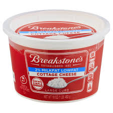 Calories, fat, protein, and carbohydrate values for for lowfat cottage cheese and other related foods. Save On Breakstone S Cottage Cheese Large Curd Low Fat 2 Milkfat Order Online Delivery Giant