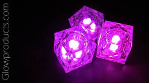 Pink Light Up Ice Cubes Led Ice Cubes Glowproducts Com