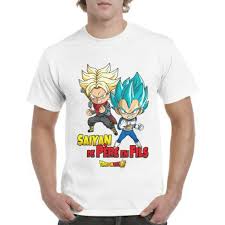 Dragon ball, vegeta, son goku, star wars that our team designed for you. T Shirt Dragon Ball Z Gt Sayanim From Father To Son Manga Show Original Title Shopee Philippines