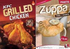 Kfc Grilled Chicken Dan Zuppa Soup Makanan Memanggang Kfc