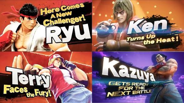 Super Smash Bros Ultimate -All iconic Fighting Game characters into smash  bros