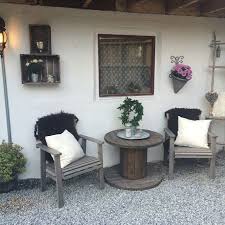 Hauseingang Country Style Chic Cozy Cottage Obstkisten Kabelrolle Shabby Deco Copyright By Trudevals Decor Balcony Decor Spool Furniture