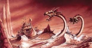 Rodney Matthews Sea Chariots Of Rowenarc 24x36 Fantasy Art Poster Fantasy Art Art 70s Sci Fi Art