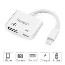 Lightning To Usb Camera Adapter Bambud Lightning To Usb 3 0 Female Otg Adapt Otg Usb Ipad Mini