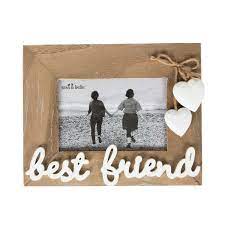 Friend picture frame, custom picture frame, personalized photo frame, 5x7 picture frame, 4x6 frame, 8x10 photo frame, best friend gift. Ashley Farmhouse Best Friend Standing Photo Frame