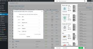 Create Print Barcodes On Wordpress Woocommerce Inventory Tool