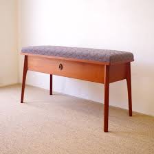 1960年代デンマーク製の 収納付きヴィンテージベンチ 収納ベンチ 北欧家具 家具