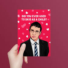 Bernie sanders valentine's day card $6.50 at etsy. Will Mckenzie Inbetweeners Anniversary Valentine S Day Card All Things Banter
