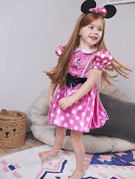 Kup disney costume minniena ebay. Disney Minnie Mouse Pink Fancy Dress Costume Kids George At Asda