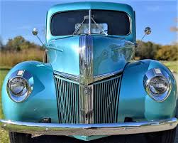 Image result for Light Blue 1940 Truck