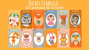 Nous avons des tonnes de jeux de logique en ligne ! Jeu Des 7 Familles A Imprimer Les Animaux De La Foret